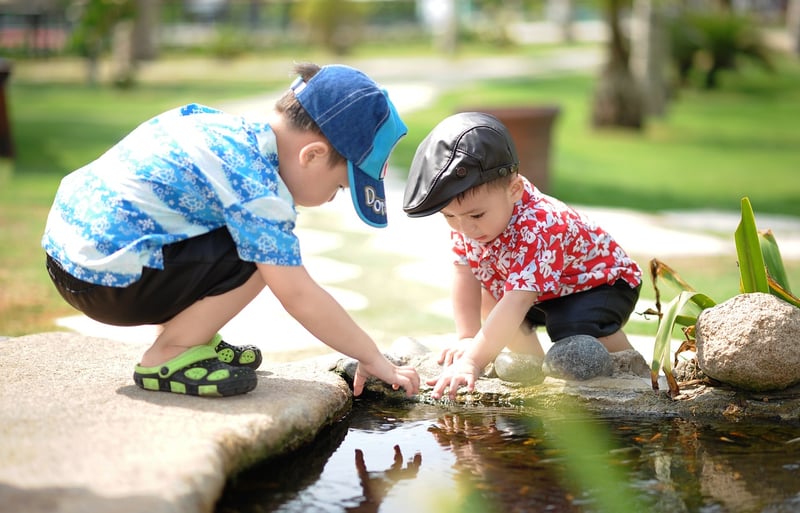 Children playing outside